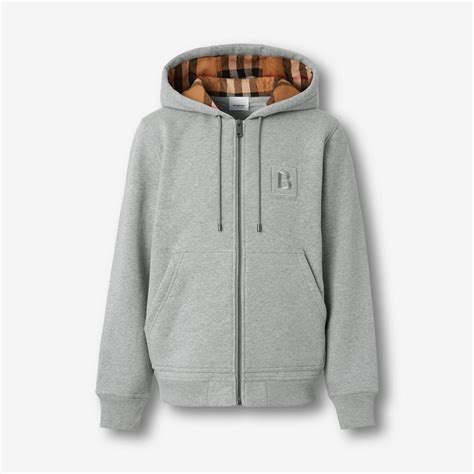 burberry letter graphic cotton blend hooded top|burberry letter graphic cotton.